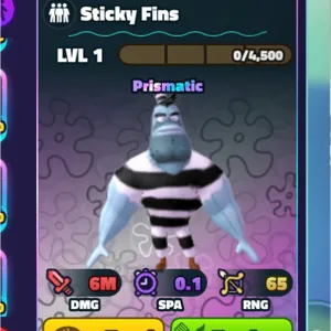 Sticky Fins prismatic