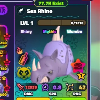 Sea Rhino 1s SW NC PP