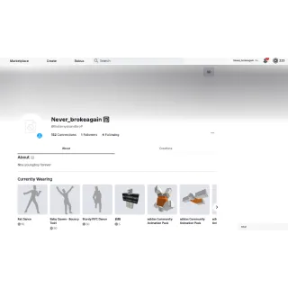 Roblox account 40k robux spent