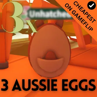 3x aussie egg