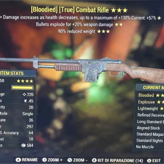 Bloodied  Combat Rifle