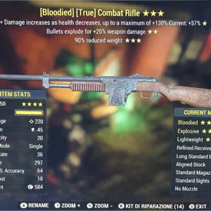 Bloodied  Combat Rifle