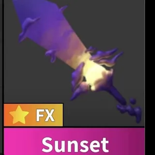 Sunset FX Knife GodlyMM2