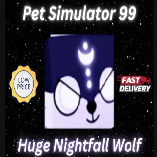 Huge Nightfall Wolf