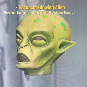 Glowing Alien Mask