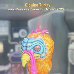 Glowing Turkey Mask