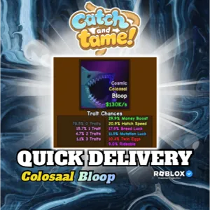 COLOSSAL BLOOP $130K/s