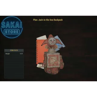 PLAN | JACK IN THE BOX BACKPACK 