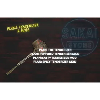 PLAN | TENDERIZER & MODS