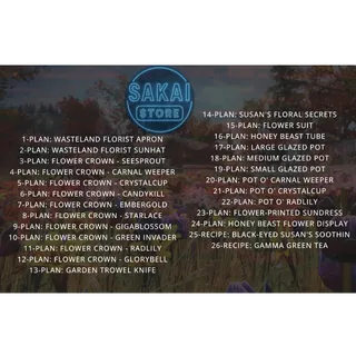 ALL 26  BIG BLOOM PLANS BUNDLE