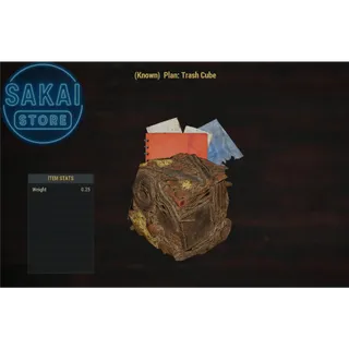 PLAN | TRASH CUBE