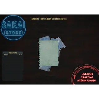 PLAN | SUSAN FLORAL SECRETS