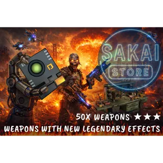 50X  WEAPONS - NEW LEGENDARY EFFECTS