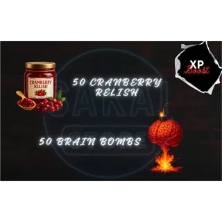 CRANBERRY RELISH + BRAIN BOMBS