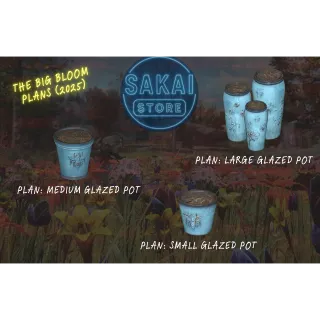 GLAZED POT PLANS BUNDLE