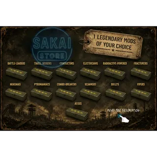 1 LEGENDARY MODS
