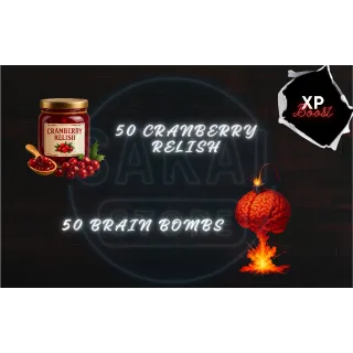 CRANBERRY RELISH + BRAIN BOMBS