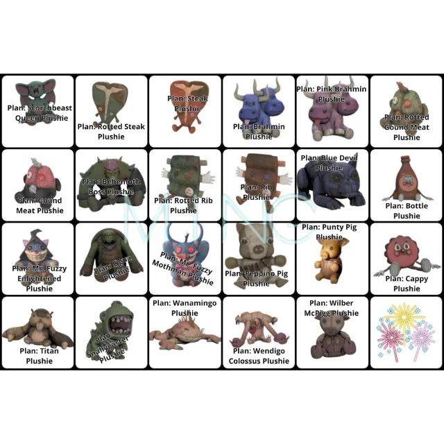 PLUSHIE PLANS BUNDLE Fallout 76 Game Items Gameflip