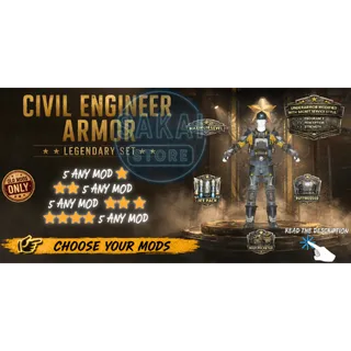LEGENDARY CIVIL ENGINEER ARMOR SET