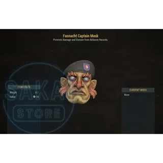 FASNACHT CAPTAIN MASK