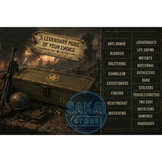5 LEGENDARY MODS 