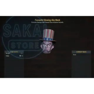 FASNACHT GLOWING ABE MASK