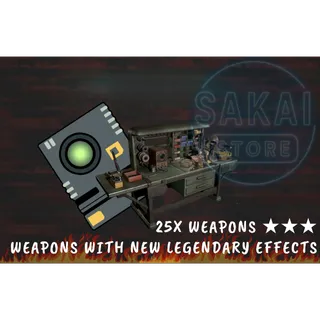 25X LEGENDARY WEAPONS - NEW LEGENDARY EFFECTS