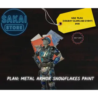 PLAN | METAL ARMOR SNOWFLAKES PAINT