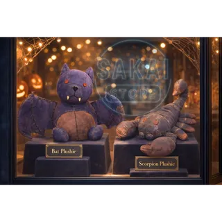 PLAN | ESCORPION PLUSHIE & BAT PLUSHIE 