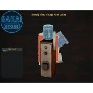 PLAN | VINTAGE WATER COOLER