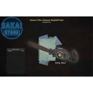 PLAN | CHAINSAW SKEPTIKILL PAINT