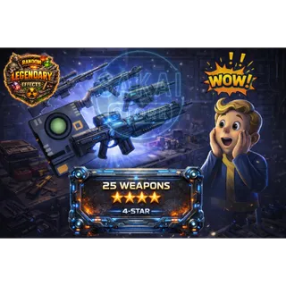 25X  WEAPONS 4 STAR
