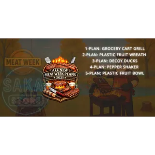 ALL NEW MEAT WEEK PLANS BUNDLE (2021)