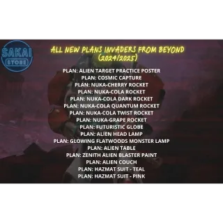 ALL NEW PLANS INVADERS FROM BEYOND  (2024/2025) 