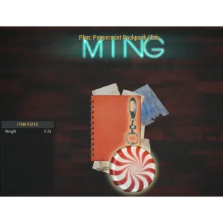 PLAN | PEPPERMINT BACKPACK FLAIR