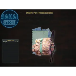PLAN | PRINCESS BACKPACK