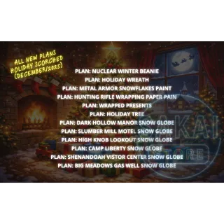 ALL NEW PLANS HOLIDAY SCORCHED (DECEMBER/2025)