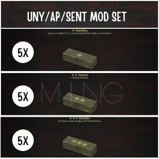 UNY AP SENT MODS