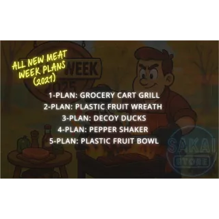 ALL NEW MEAT WEEK PLANS BUNDLE (2021)