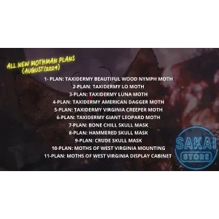 ALL NEW MOTHMAN PLANS BUNDLE (AUGUST/2024)