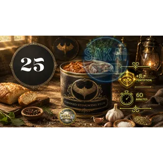 25 CANNED STINGWING STEW