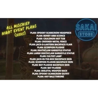 ALL 16 MISCHIEF NIGHT EVENT PLANS (2025)