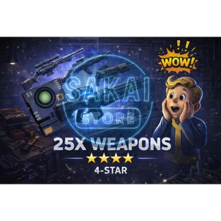 25X  WEAPONS 4 STAR