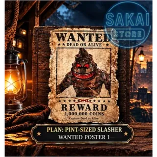 PLAN | PINT-SIZED SLASHER WANTED POSTER 1