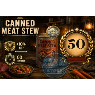 50 CANNED MEAT STEW