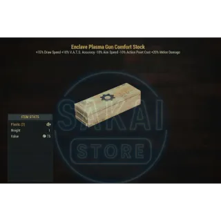 ENCLAVE PLASMA GUN COMFORT STOCK MOD