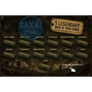 5 LEGENDARY MODS