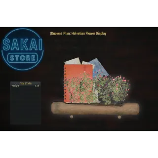 PLAN | HELVETIAN FLOWER DISPLAY