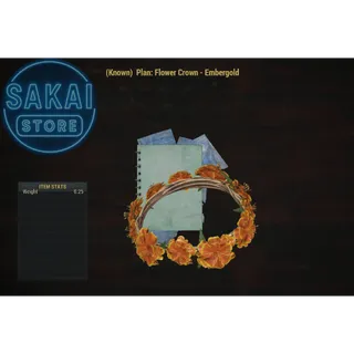 PLAN | FLOWER CROWN - EMBERGOLD