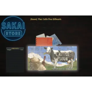 PLAN | CATTLE FLOUR BILLBOARDS